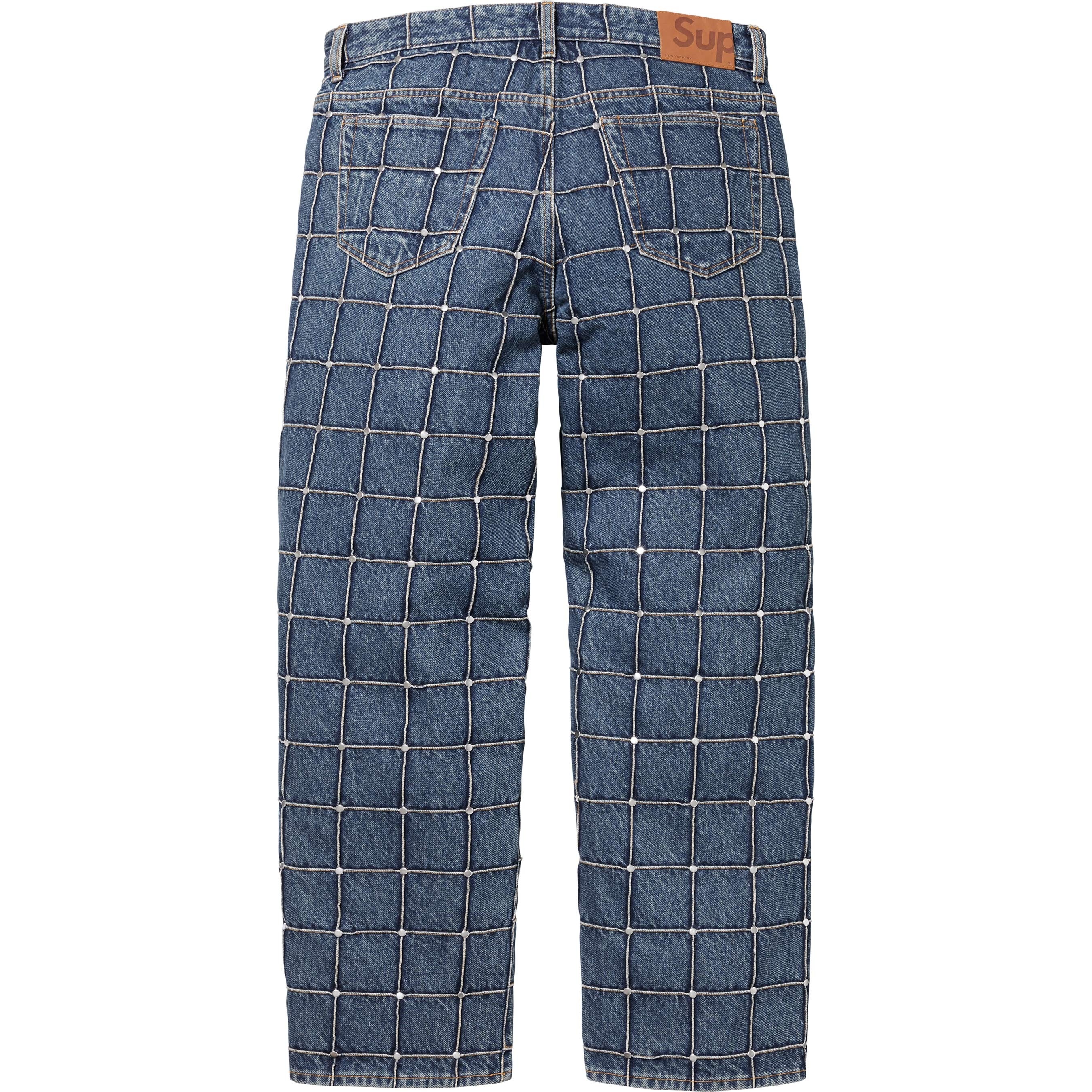 Studded Seam Loose Fit Jean view 13